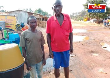 Bad road in Asasetre is making it unbearable for farmers to cart their produce cocoa to the market centers.