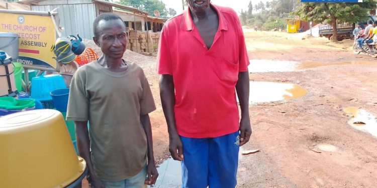 Bad road in Asasetre is making it unbearable for farmers to cart their produce cocoa to the market centers.