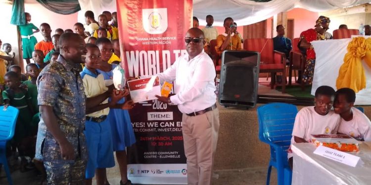 Agyalu Kronzu Junior High School Emerges as Winner of the 2025 World Tuberculosis Quiz Competition in Ellembelle