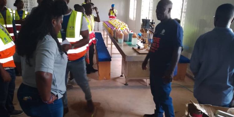 Ghana Gas Mini Liquid Soap Factory to Skill Up Women in Catchment Area