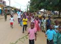 Believers in Christendom Mark Easter and Palm Sunday at Awiebo-Basake with Church Activities