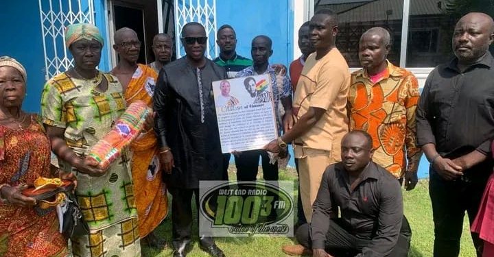 Hon. Armah-Kofi Buah Honoured by Nvavile Family of Dr. Kwame Nkrumah for Preserving His Legacy